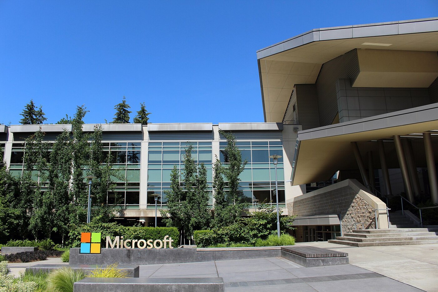 Building 92 at Microsoft headquarters in Redmond, Washington, the company behind the record October 2026 Patch Tuesday covered in this enterprise IT news report