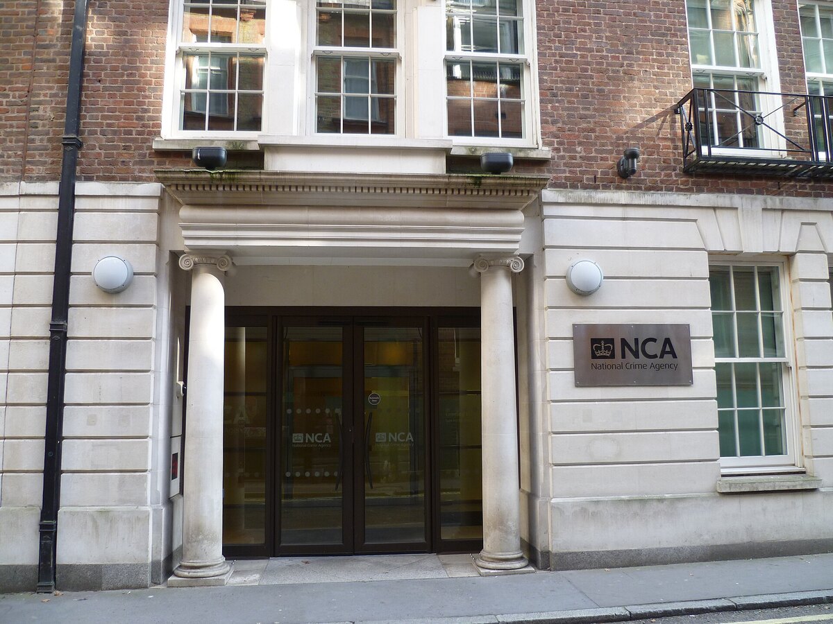 Entrance to the National Crime Agency building in London, one of the bodies investigating the Legal Aid Agency intrusion described in this data breach update